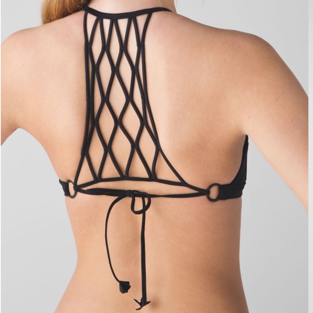 Lululemon Black Tidal Flow Net Top - image 1